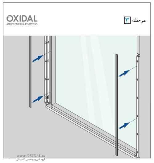 مراحل نصب و اجرای نرده حفاظ یا هندریل شیشه ای پنجره