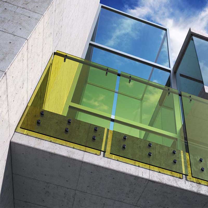 نرده حفاظ یا هندریل شیشه ای پوینت فیکس