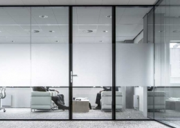 انواع درب پارتیشن شیشه ای