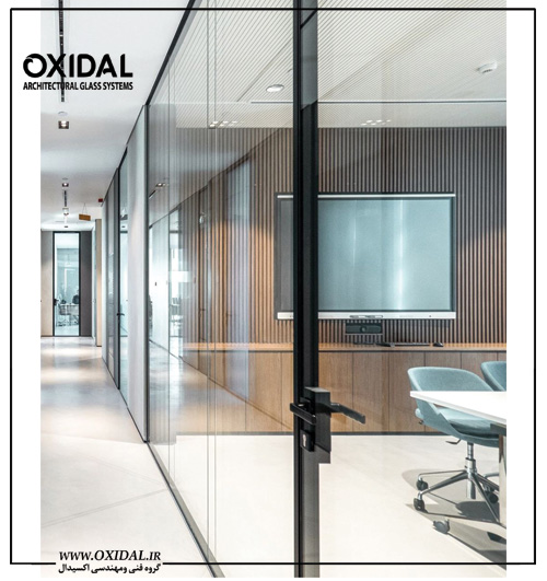 پارتیشن اداری دوجداره