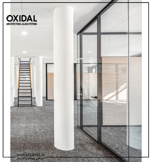 پارتیشن شیشه ای دوجداره allur