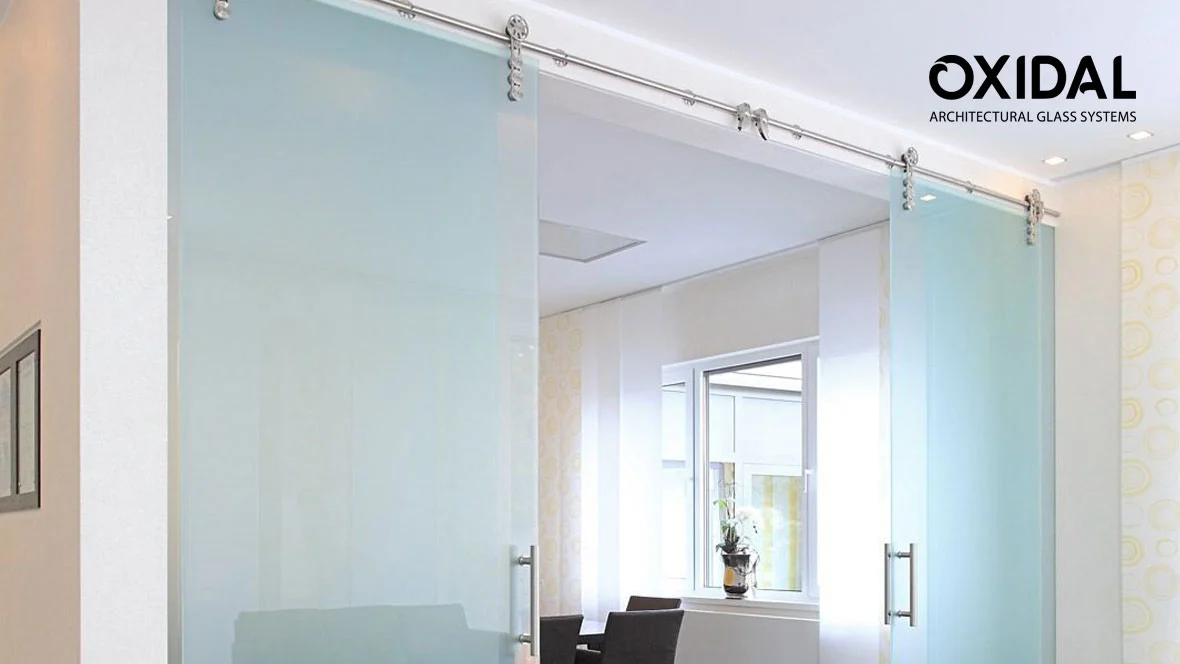 درب-شیشه-ای-ریلی-اسپایدری درب شیشه ای ریلی اسپایدری