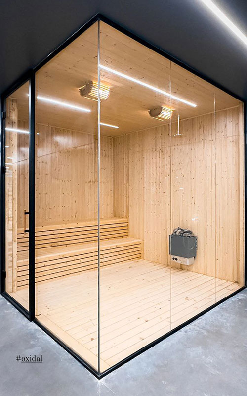 سونا شیشه ای اکسیدال