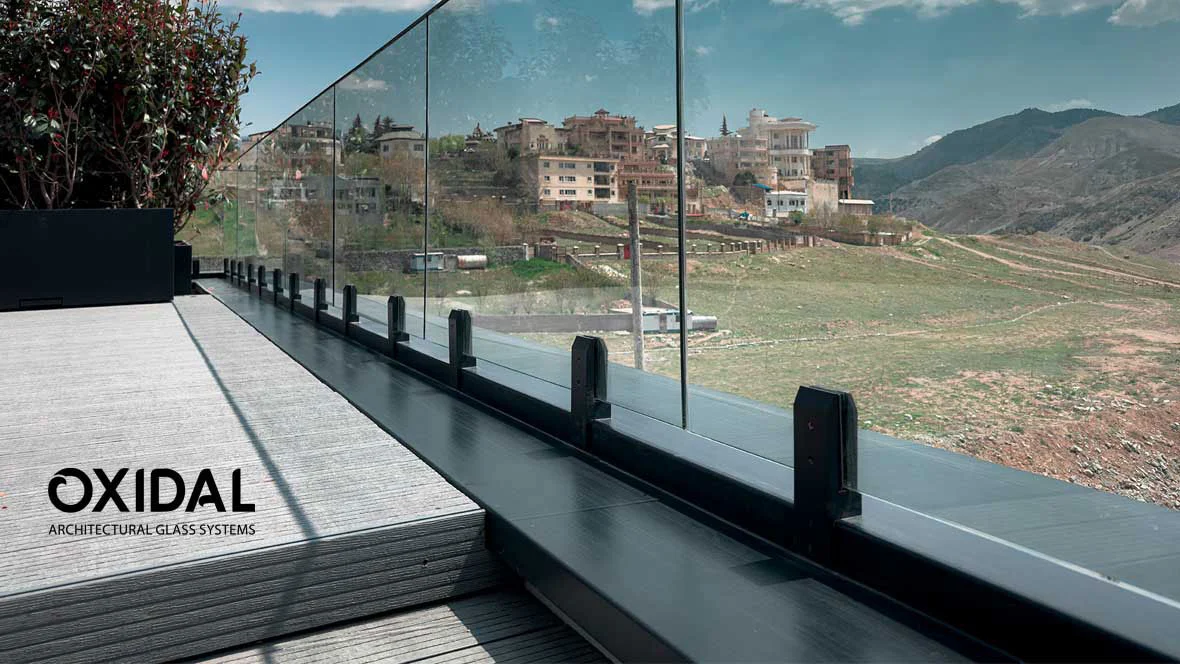 جان پناه شیشه ای اسپیگات اکسیدال