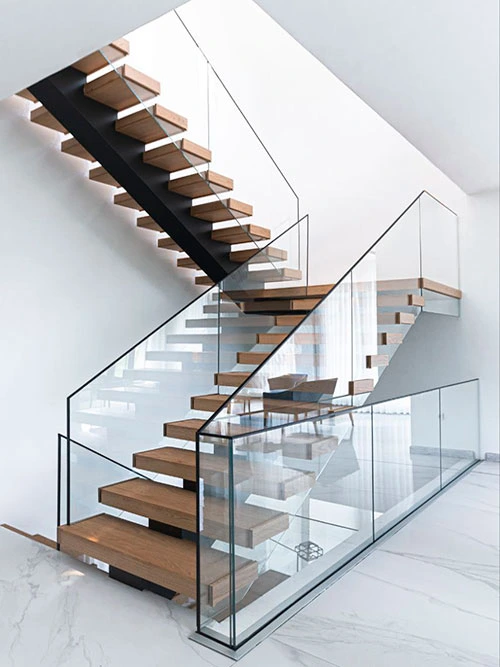 نرده-شیشه-ای-راه-پله-اکسیدال نرده شیشه ای راه پله اکسیدال