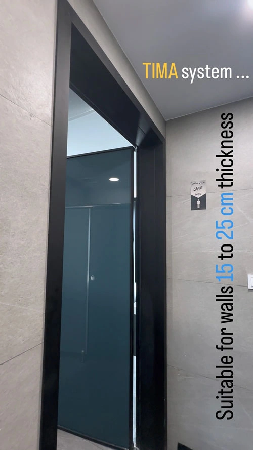 درب شیشه ای دیما برای سرویس بهداشتی و حمام