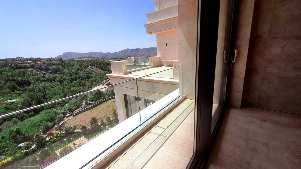 نرده شیشه ای دفنی اکسیدال